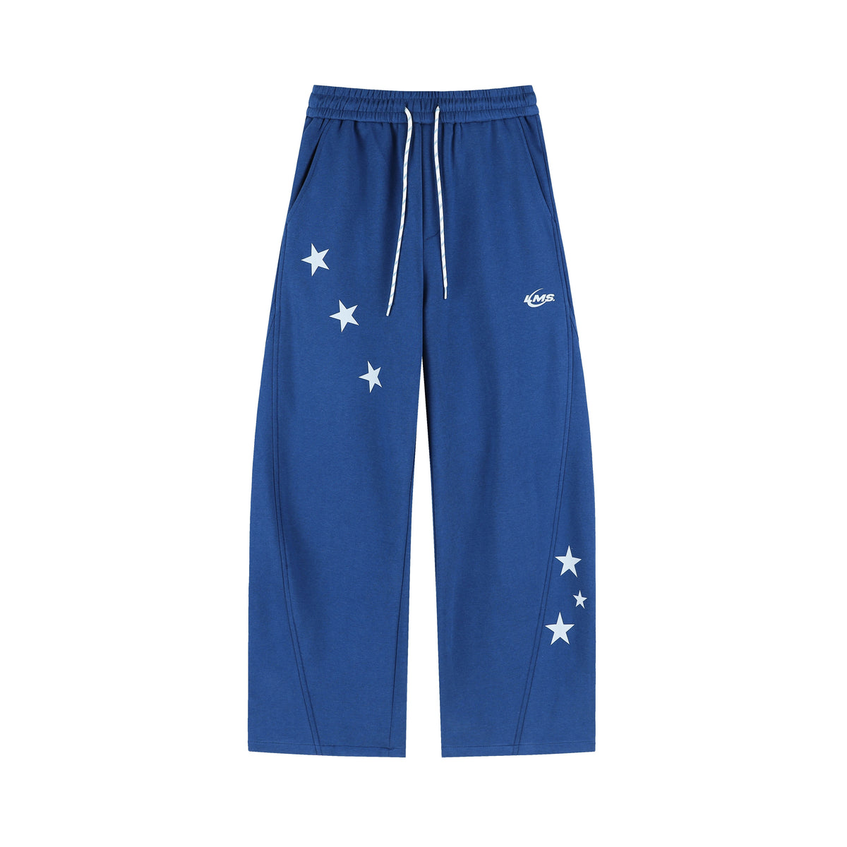 Scattered-Star Wide-Leg Drawstring Pants product view 2