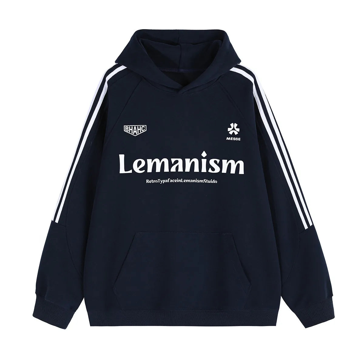Graphic Triple-Stripe Pullover Hoodie product view 3