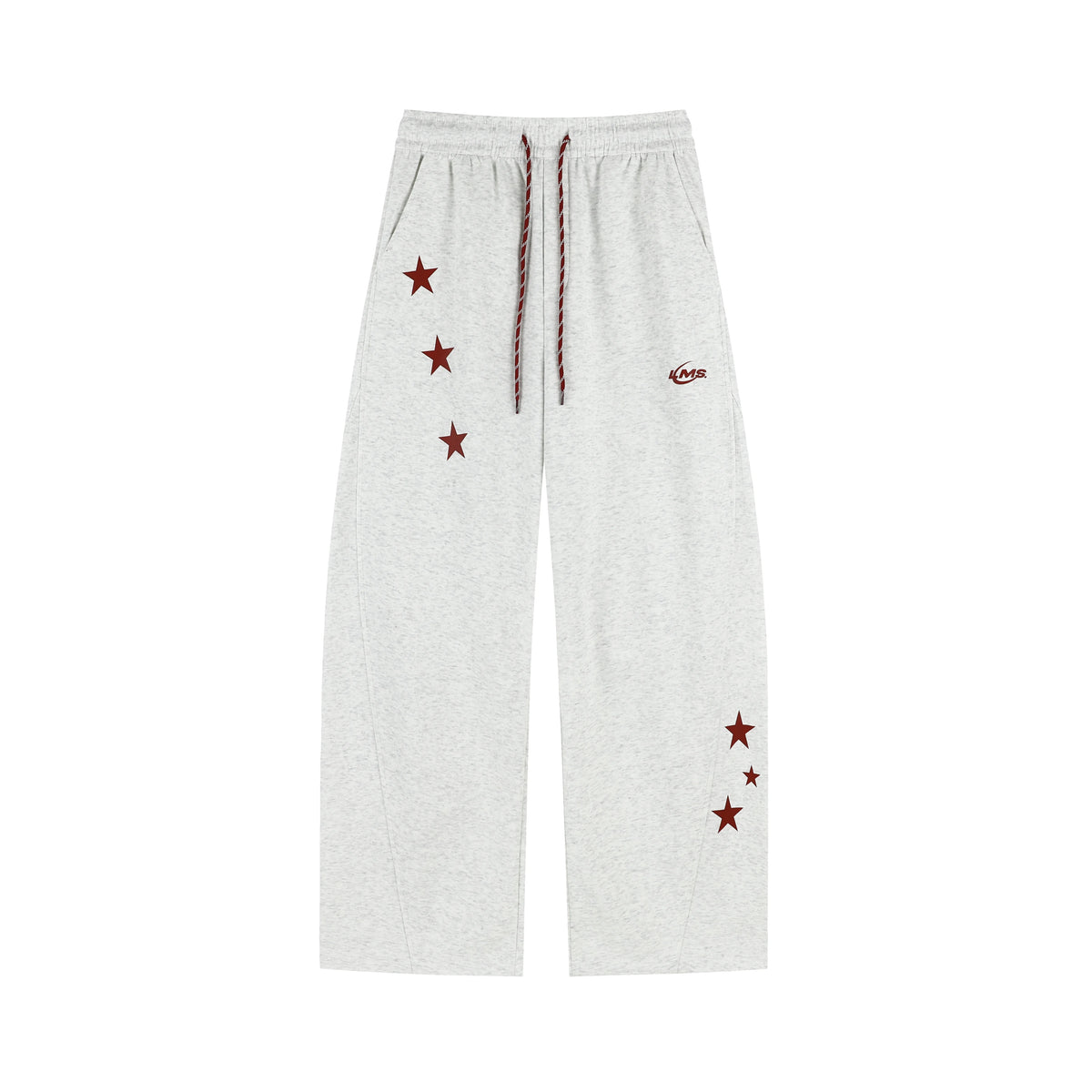 Scattered-Star Wide-Leg Drawstring Pants product view 1