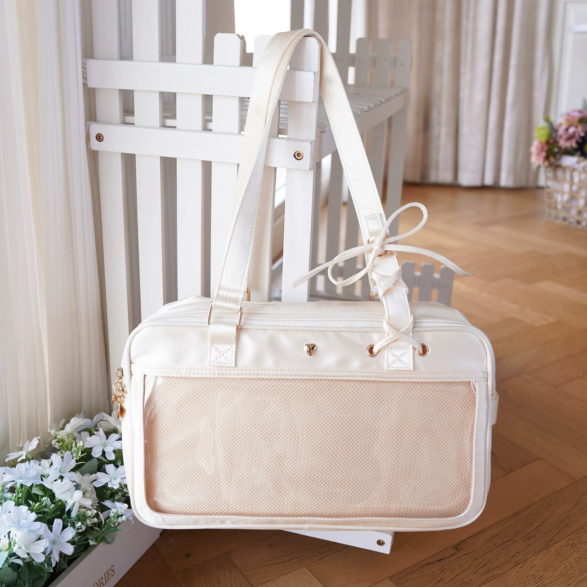 Double Sided Lace Up Display Tote product view 3