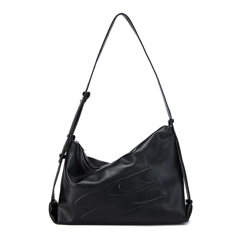 Embossed Slouch Shoulder Bag product view 1