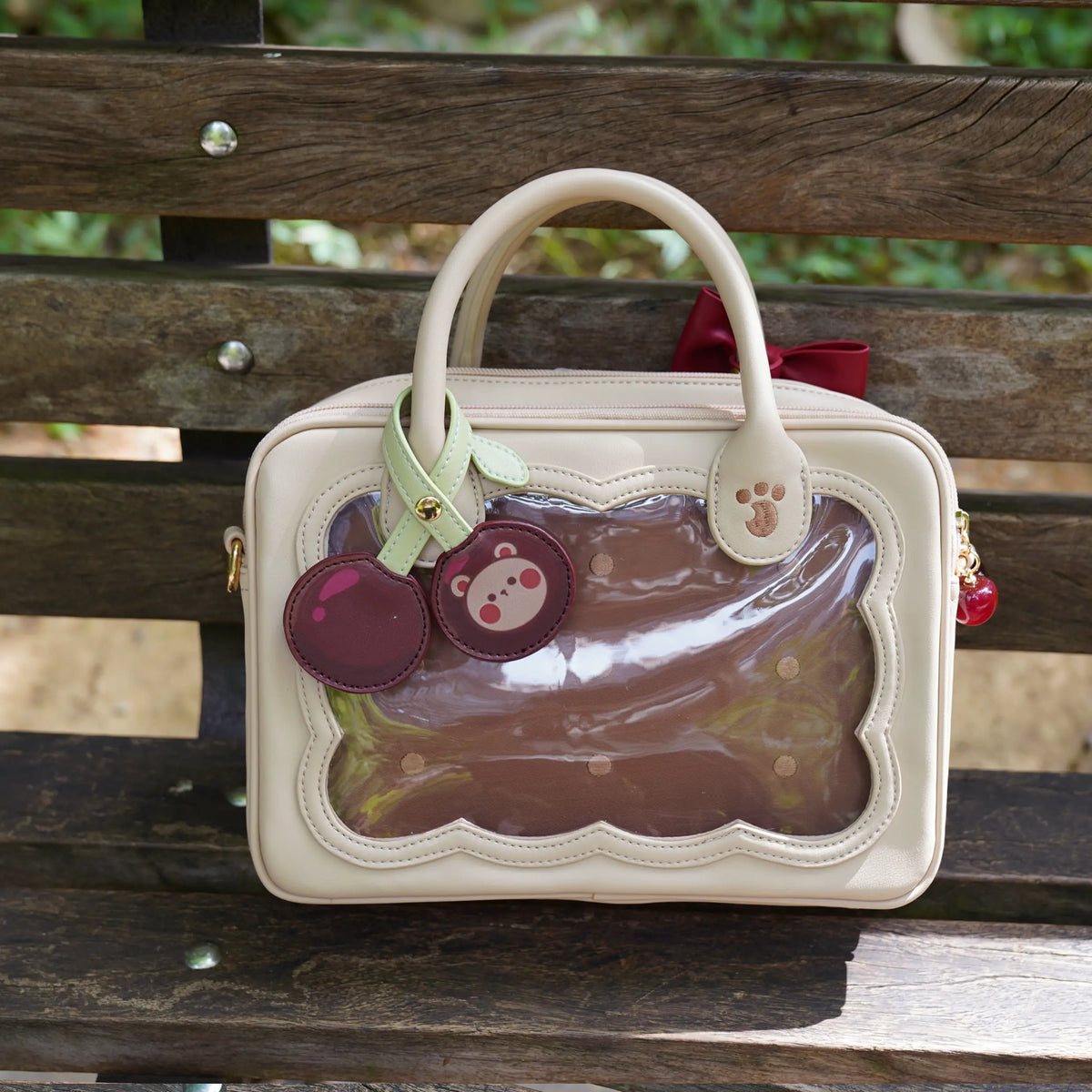 Cherry Biscuit Window Satchel product view 5