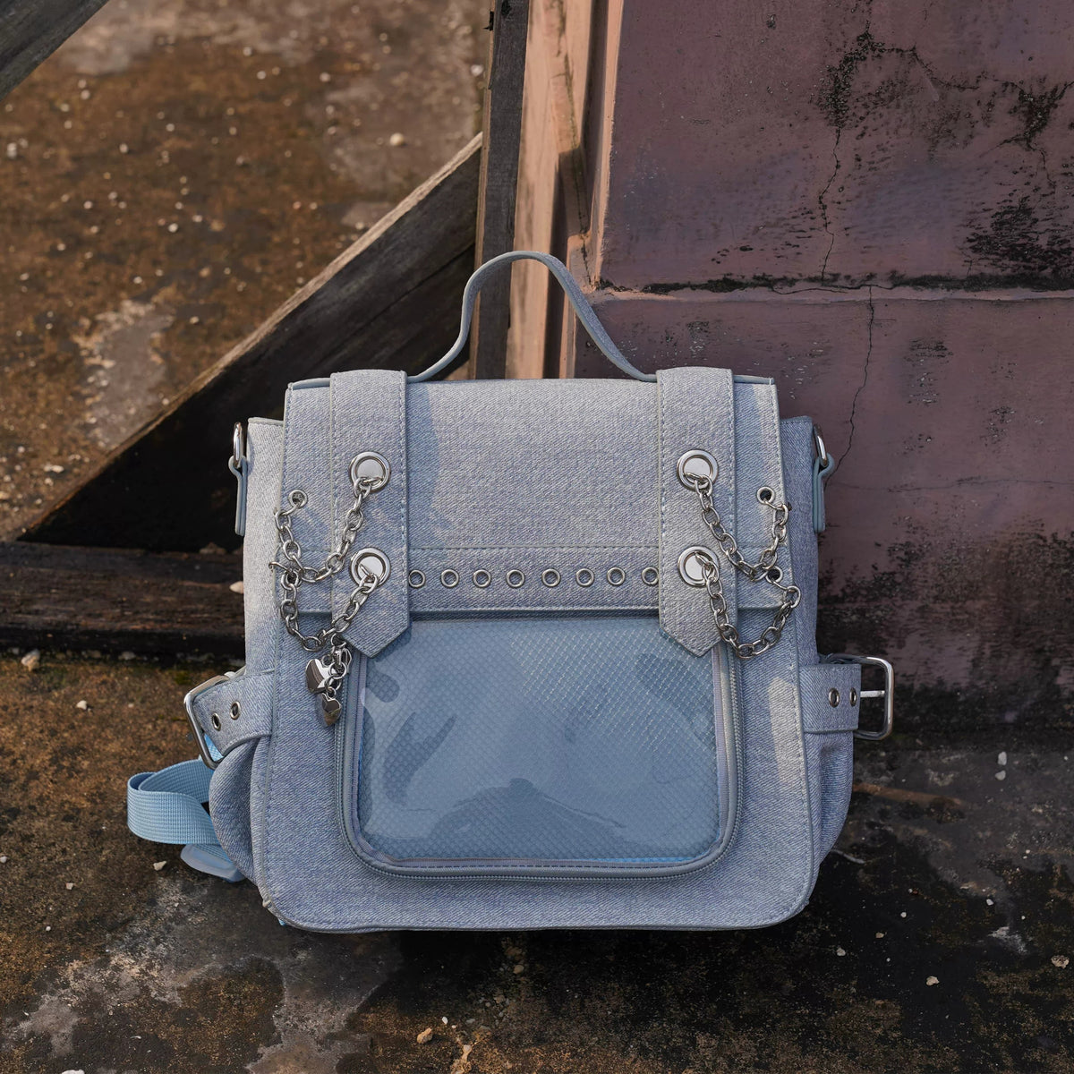 Chain Trim Mini Display Backpack product view 2