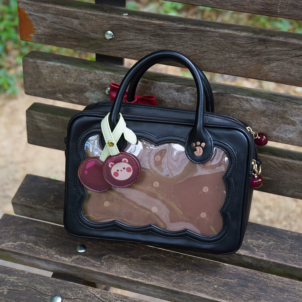 Cherry Biscuit Window Satchel product view 4