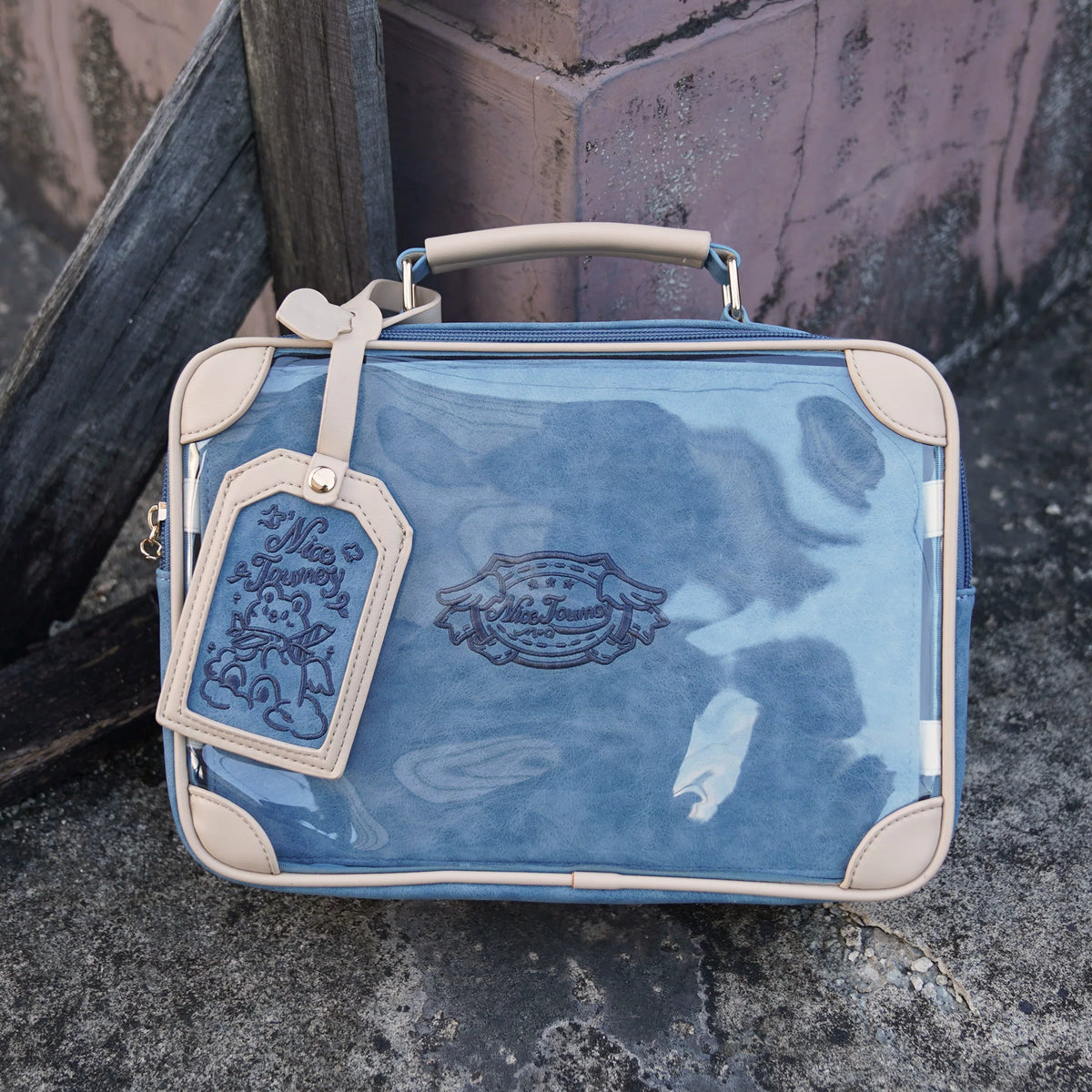 Vintage Window Travel Satchel product view 14