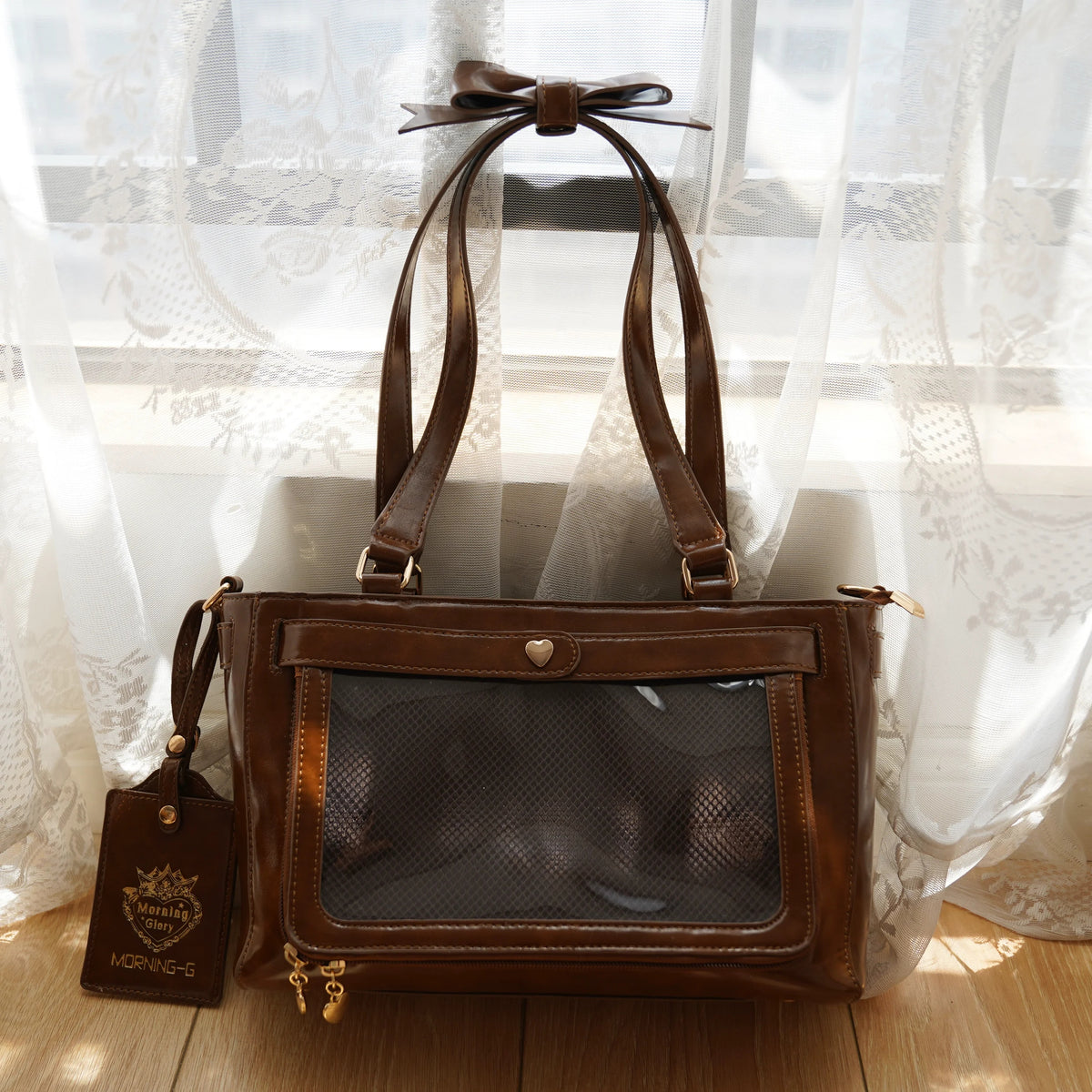 Double Sided Bow Display Satchel product view 5