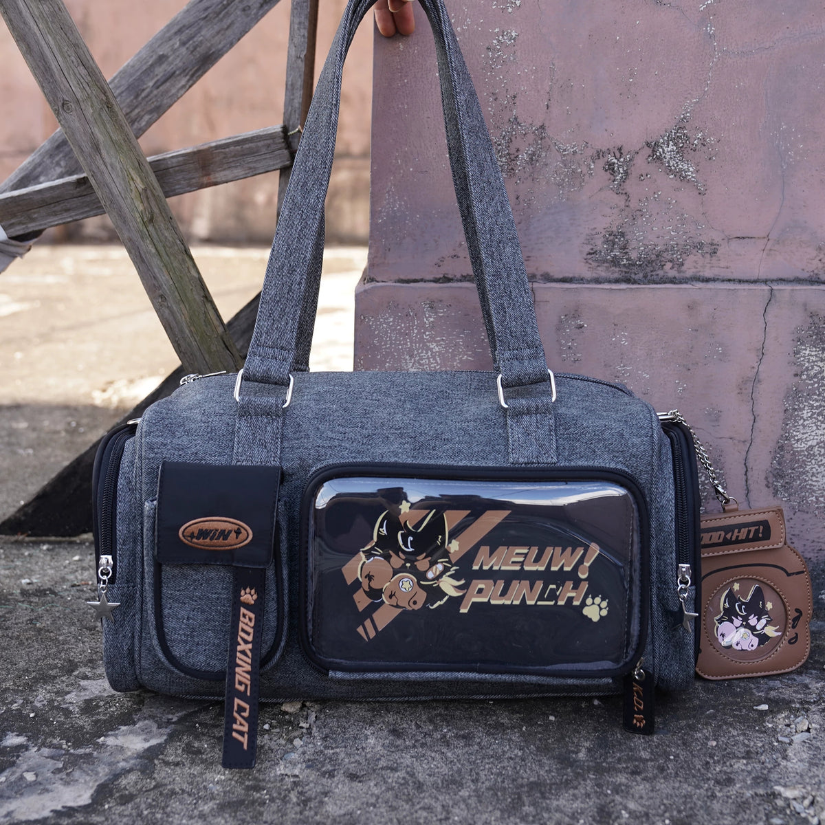 Cat Graphic Pocket Display Tote product view 7