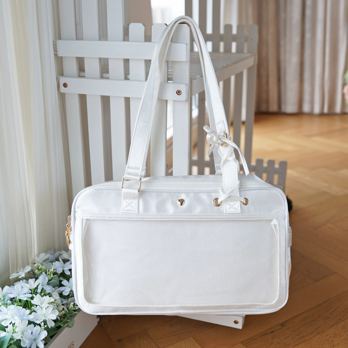 Double Sided Lace Up Display Tote product view 1