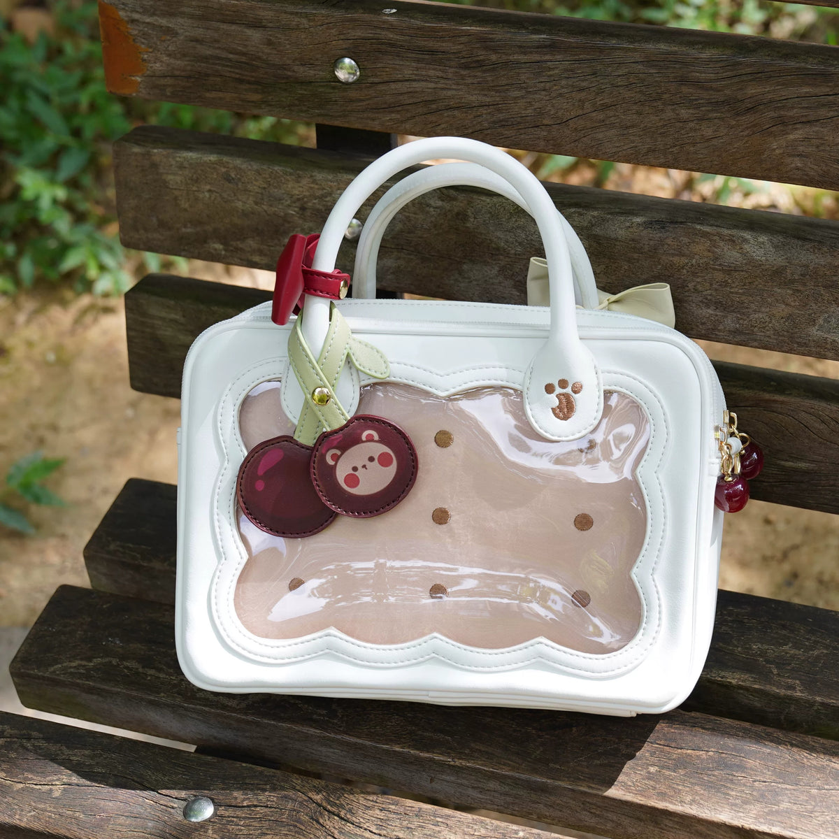 Cherry Biscuit Window Satchel product view 1