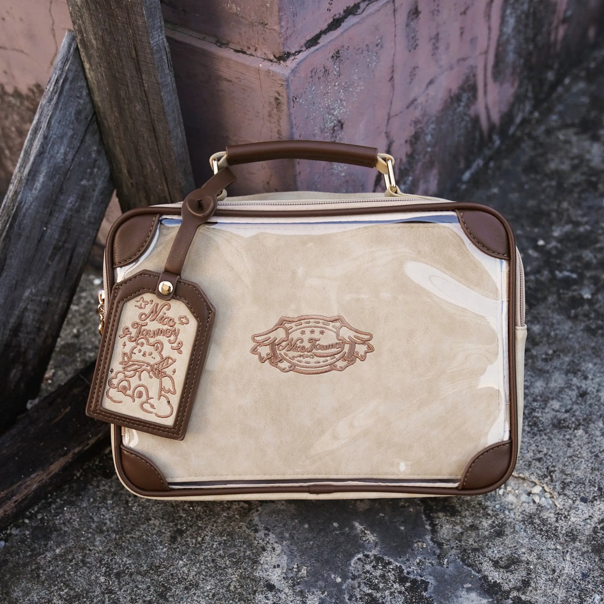 Vintage Window Travel Satchel product view 10