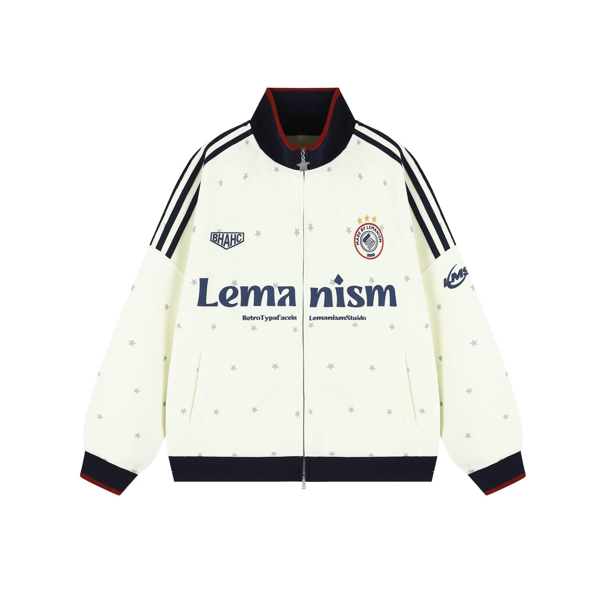 Star-Crest Striped Track Jacket product view 4
