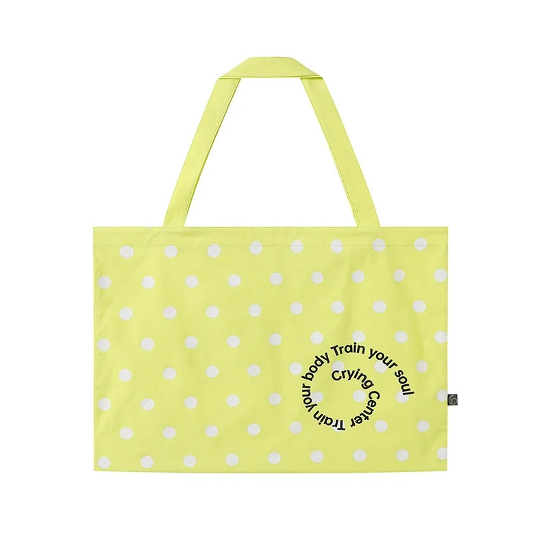 Polka Dot Graphic Canvas Tote product view 1