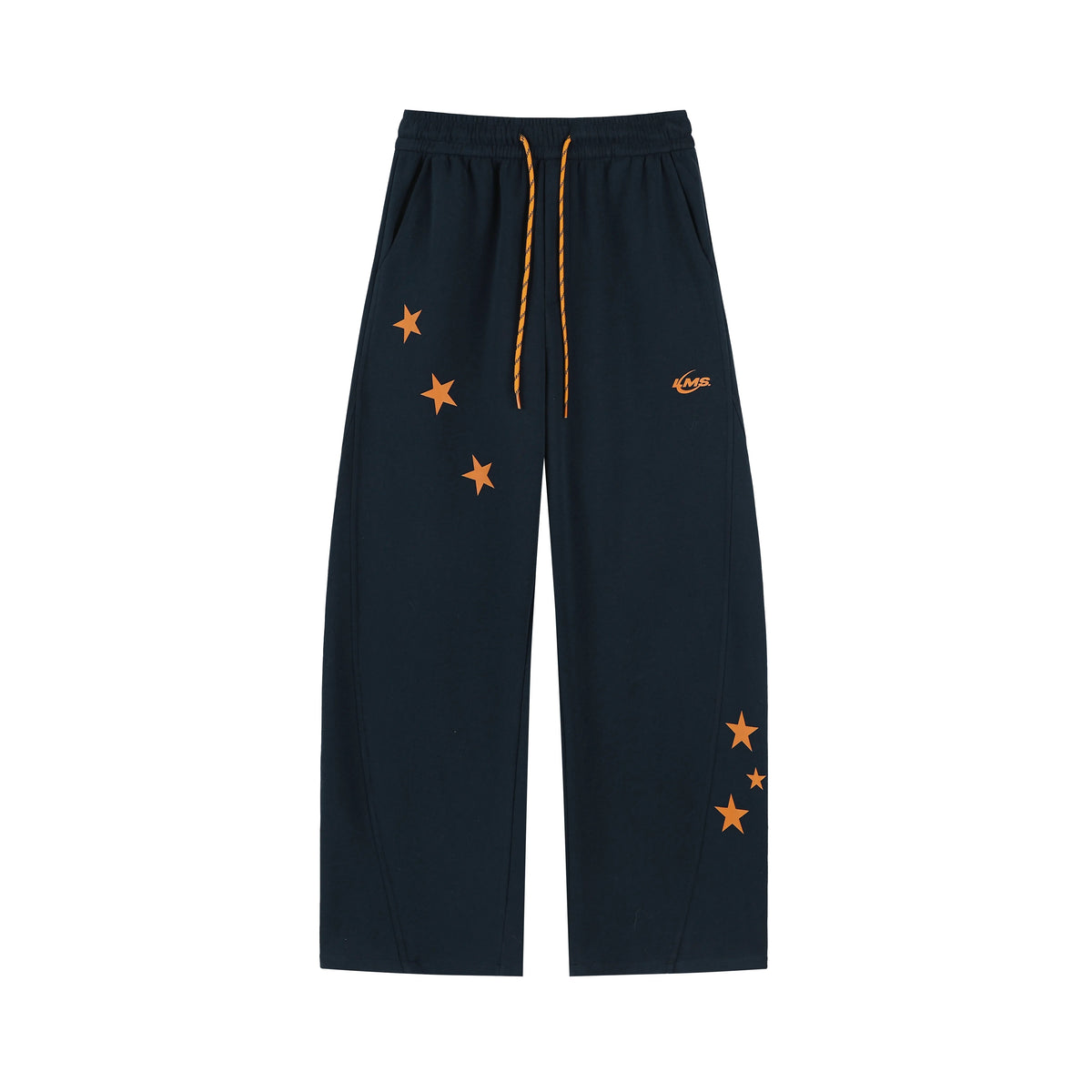 Scattered-Star Wide-Leg Drawstring Pants product view 3