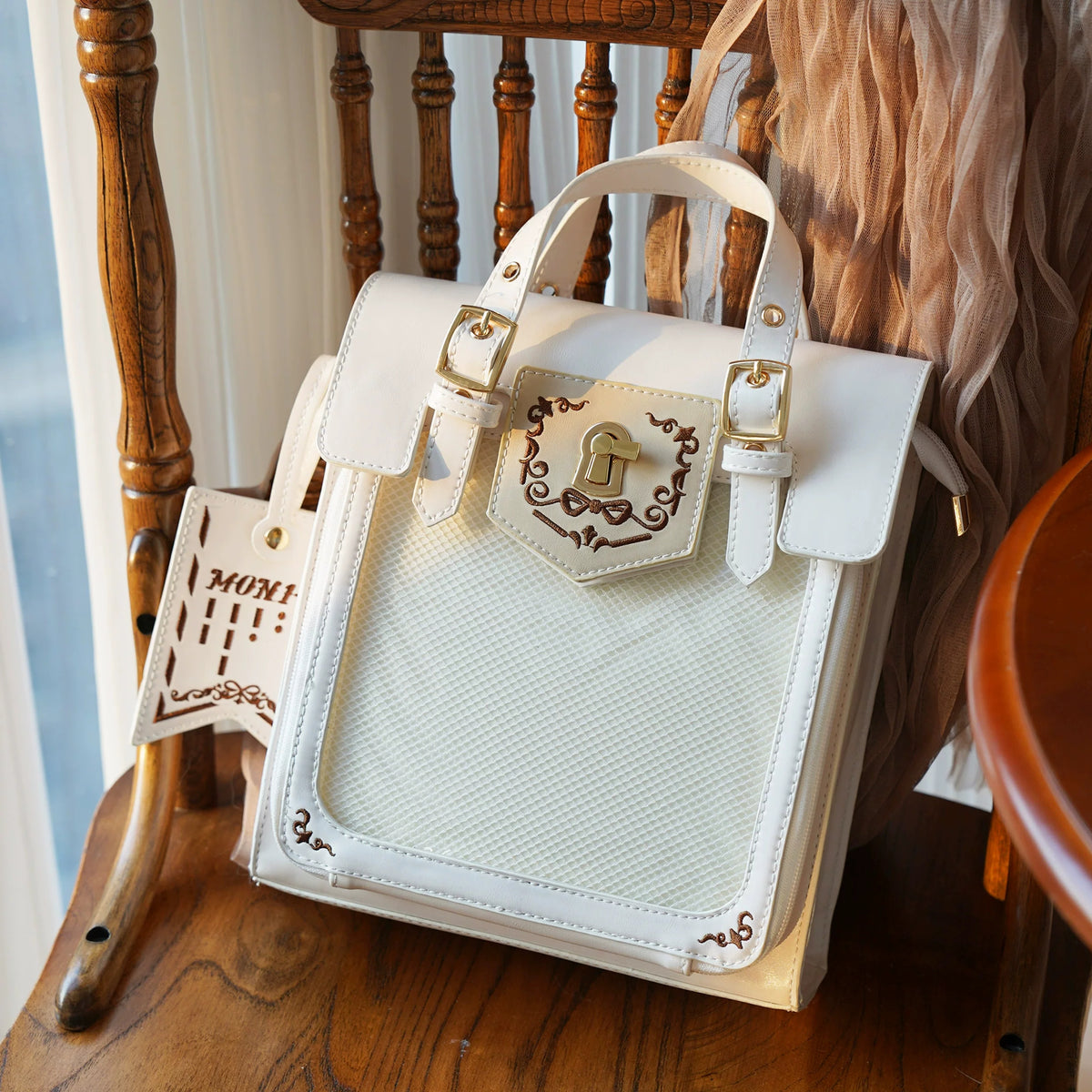 Lock Crest Convertible Display Backpack product view 1