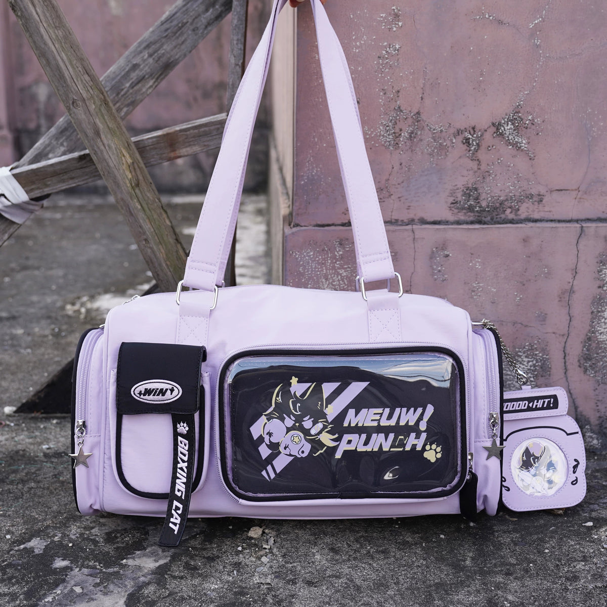 Cat Graphic Pocket Display Tote product view 4