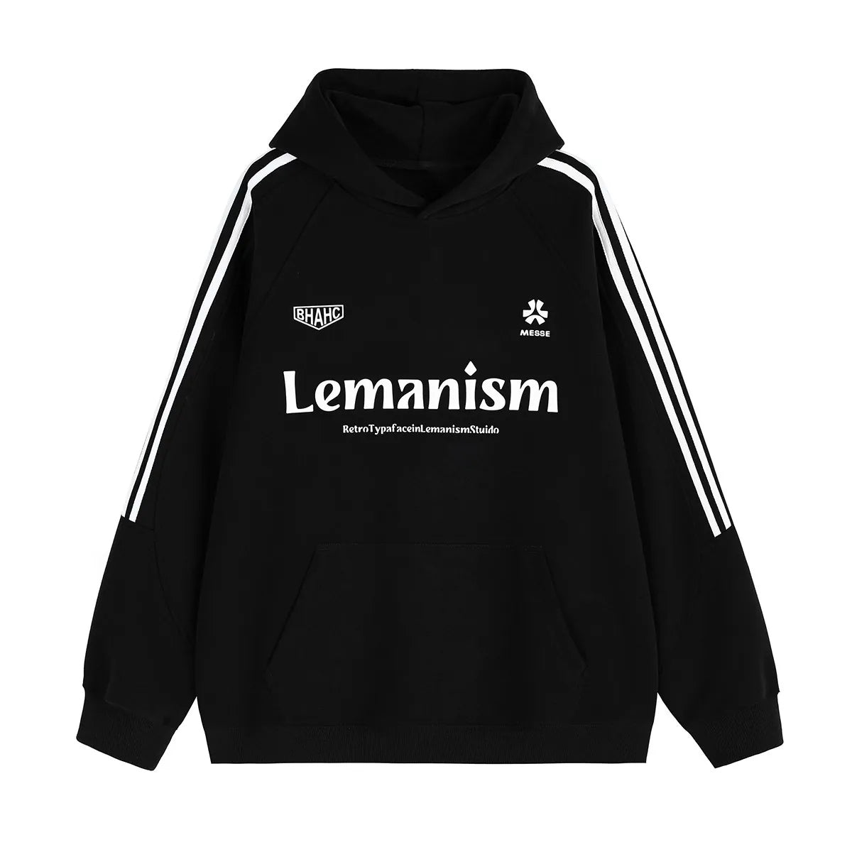 Graphic Triple-Stripe Pullover Hoodie product view 1