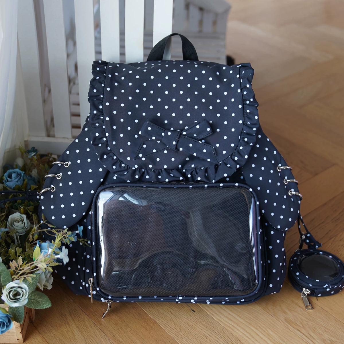Ruffle Rabbit Ear Display Backpack product view 14