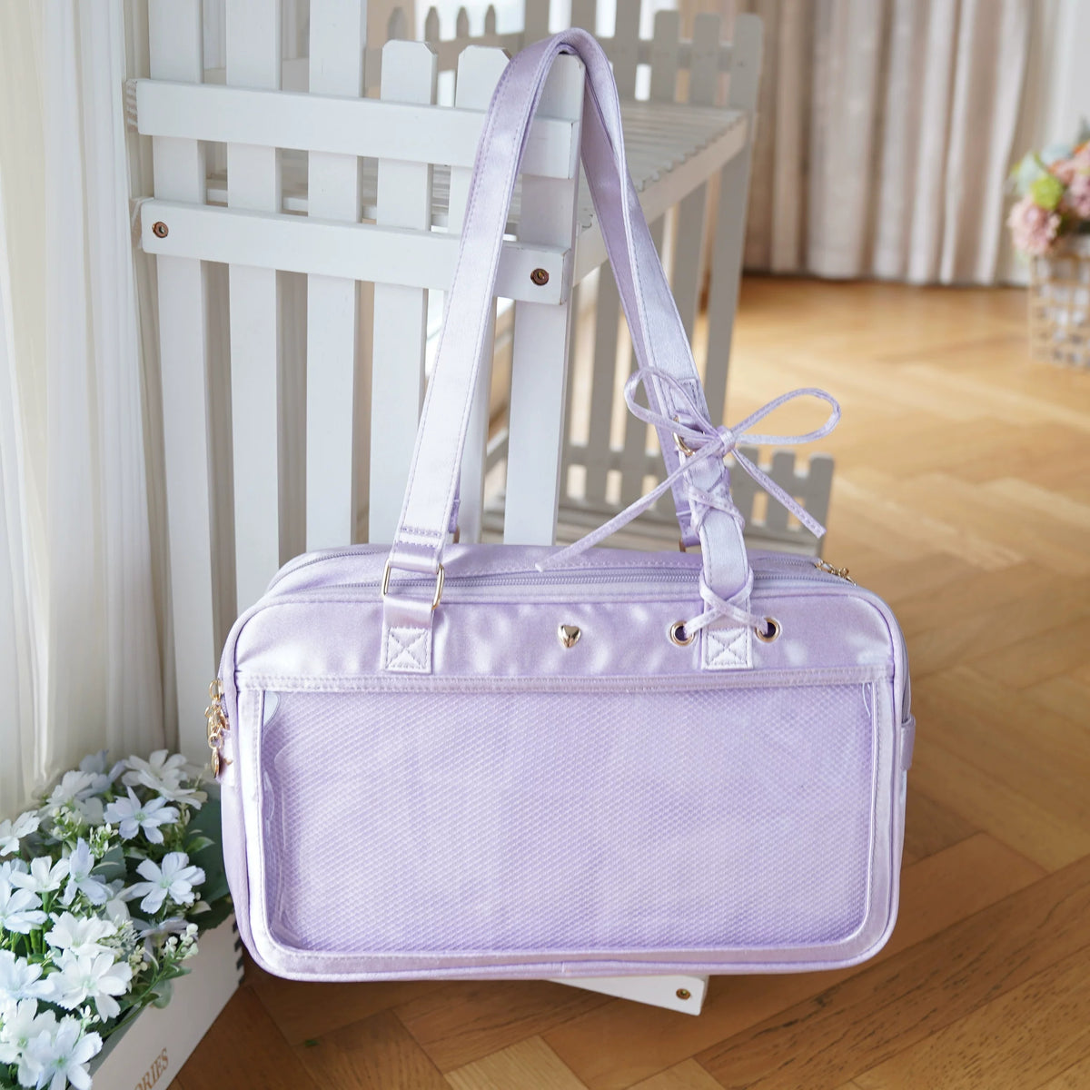 Double Sided Lace Up Display Tote product view 6