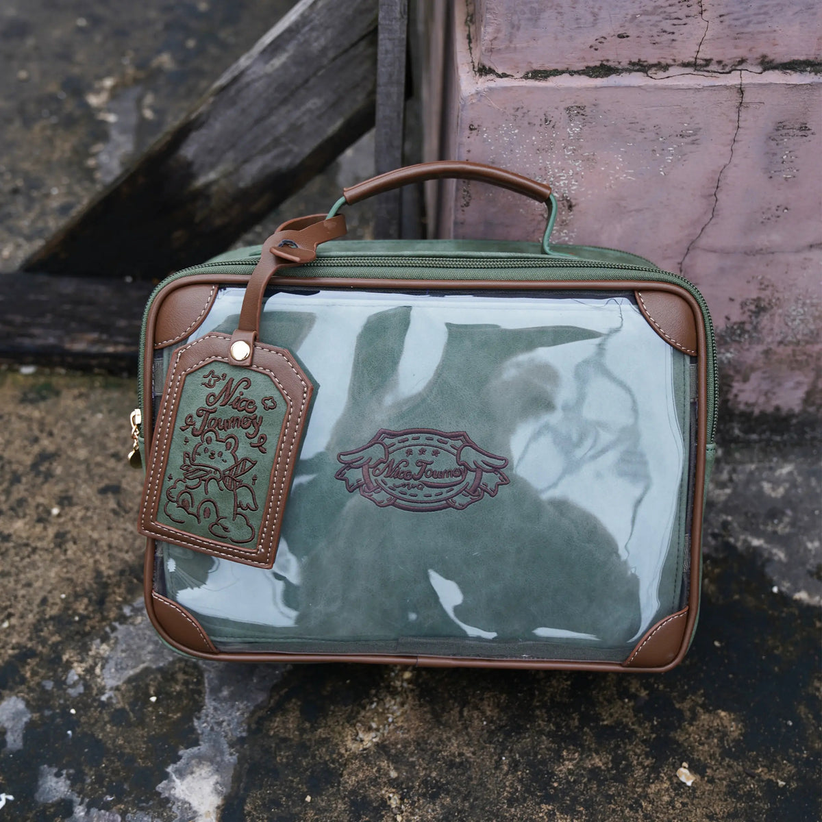 Vintage Window Travel Satchel product view 4