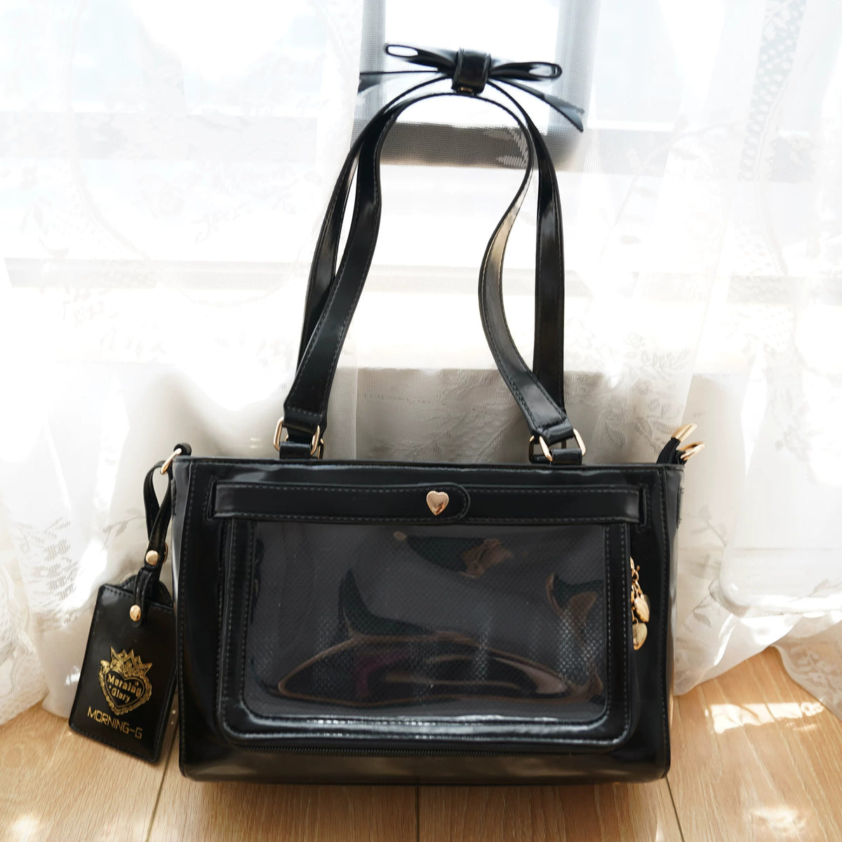 Double Sided Bow Display Satchel product view 7