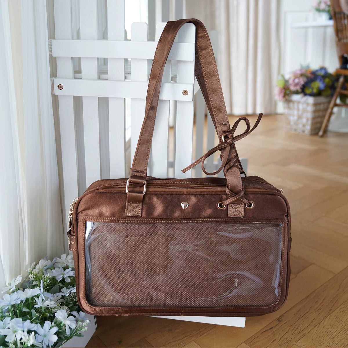 Double Sided Lace Up Display Tote product view 8