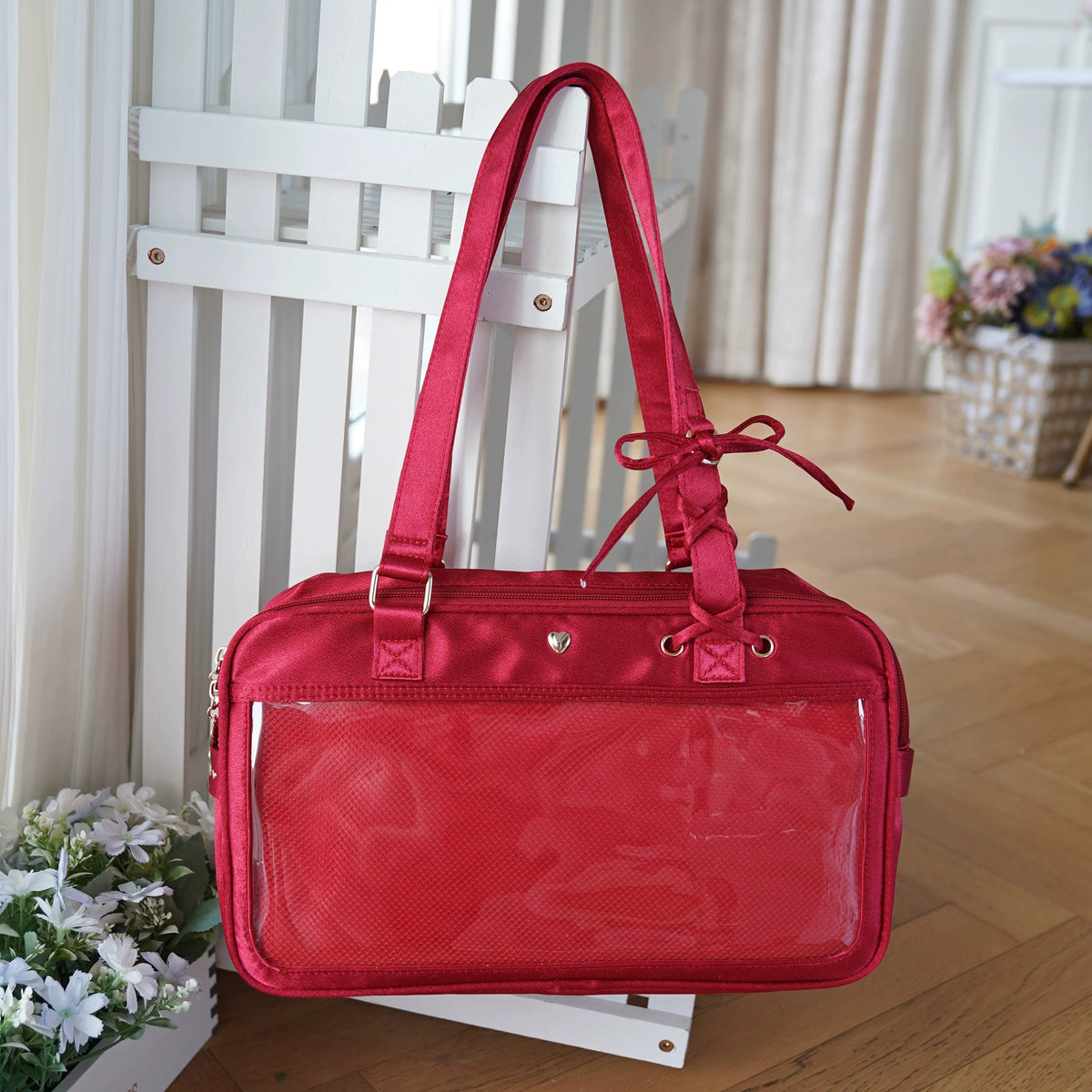 Double Sided Lace Up Display Tote product view 9