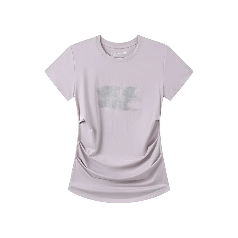 Ruched Waist Soft Stretch Tee product view 1