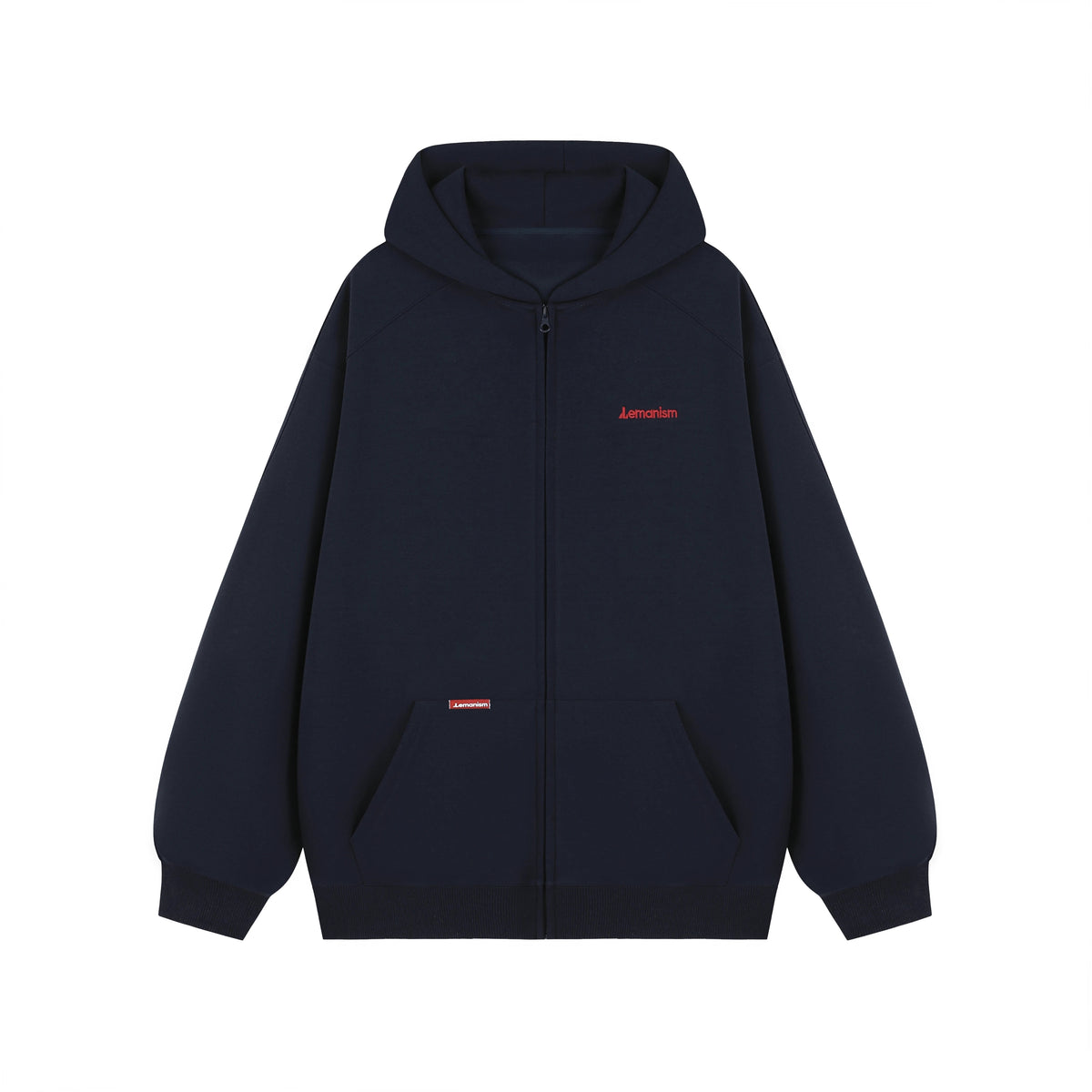 Embroidered Chest-Logo Zip Hoodie product view 13
