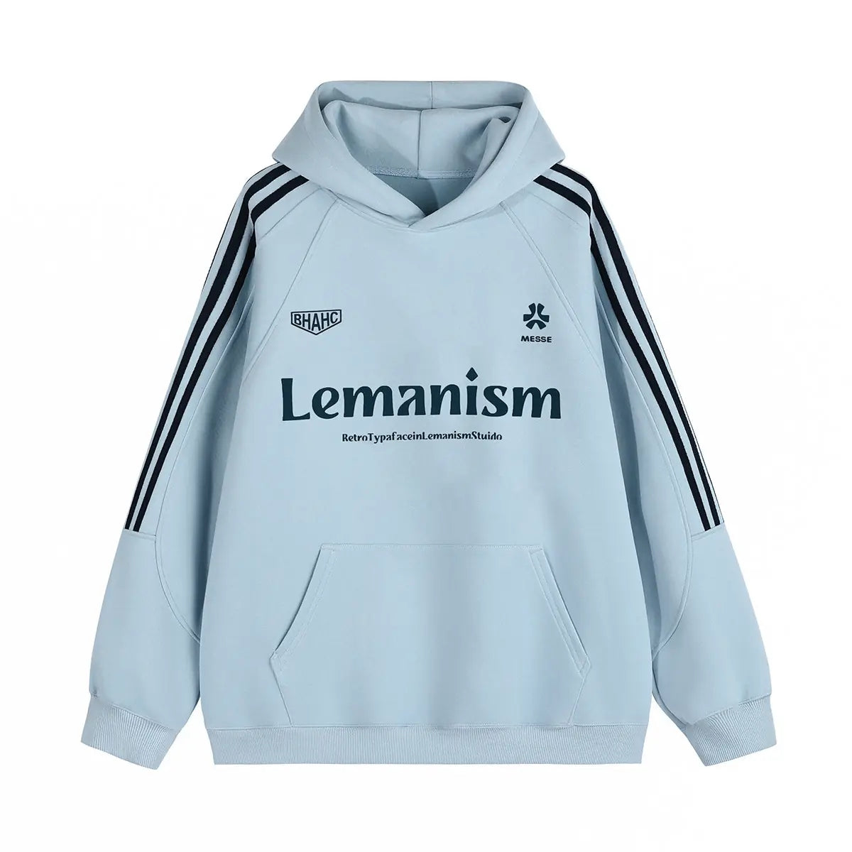Graphic Triple-Stripe Pullover Hoodie product view 2