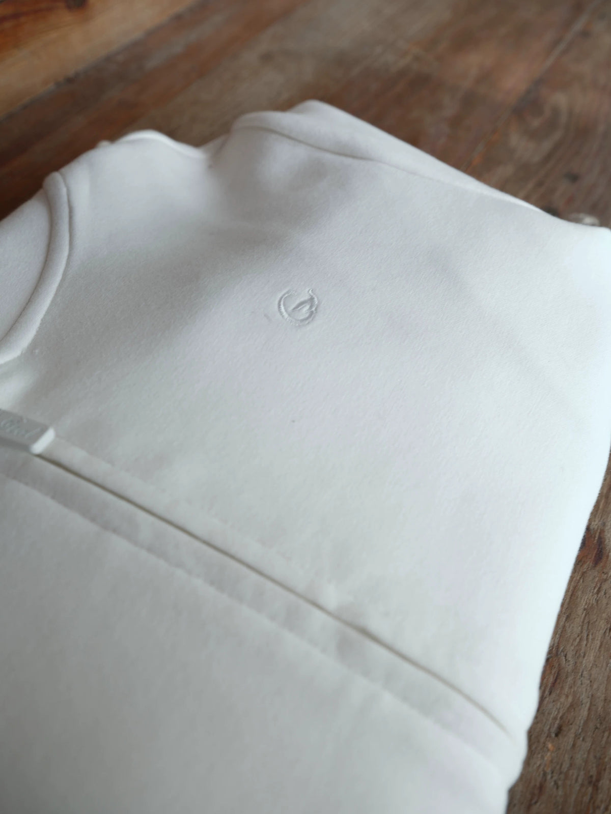 Cropped Embroidered Zip Hoodie product view 5