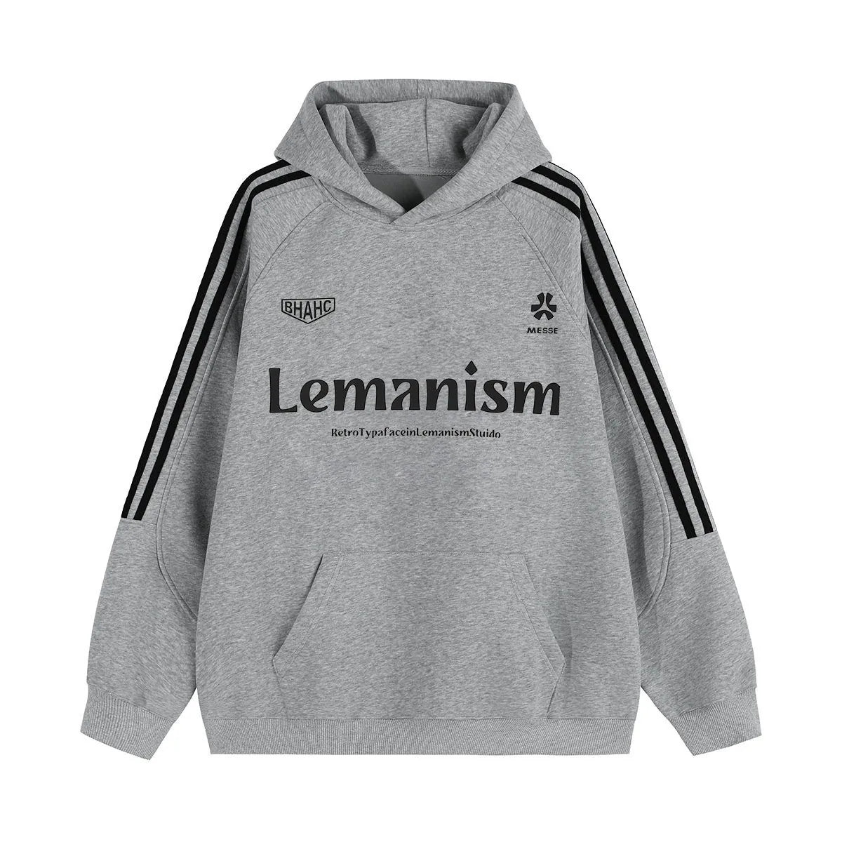 Graphic Triple-Stripe Pullover Hoodie product view 5