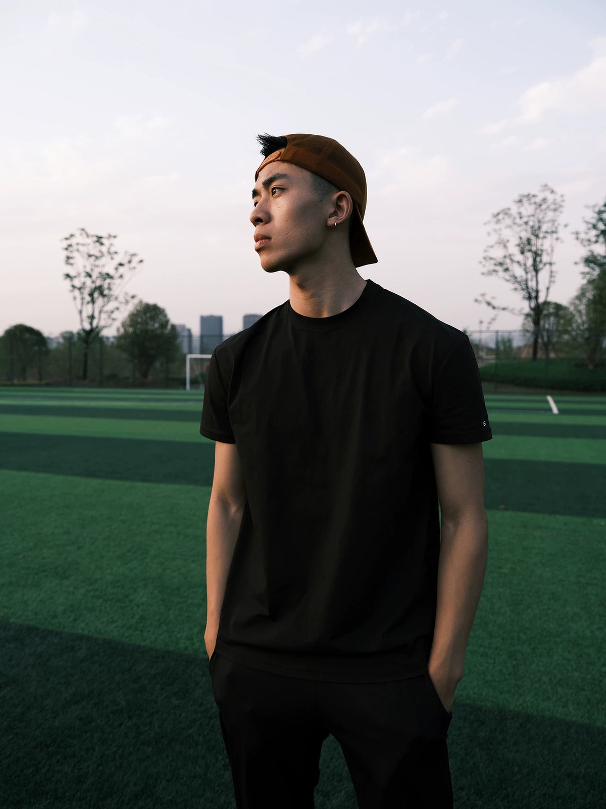 Panel-Seam Crewneck Training Tee product view 2