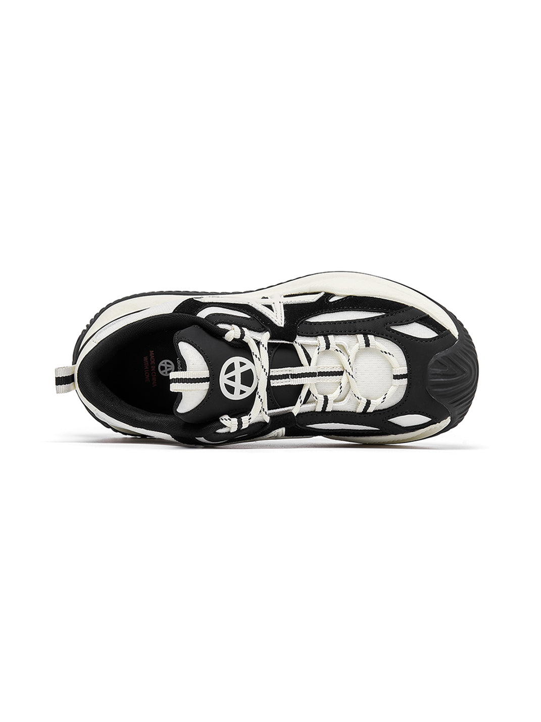 Star-Lace Wave-Sole Chunky Sneakers - View 12