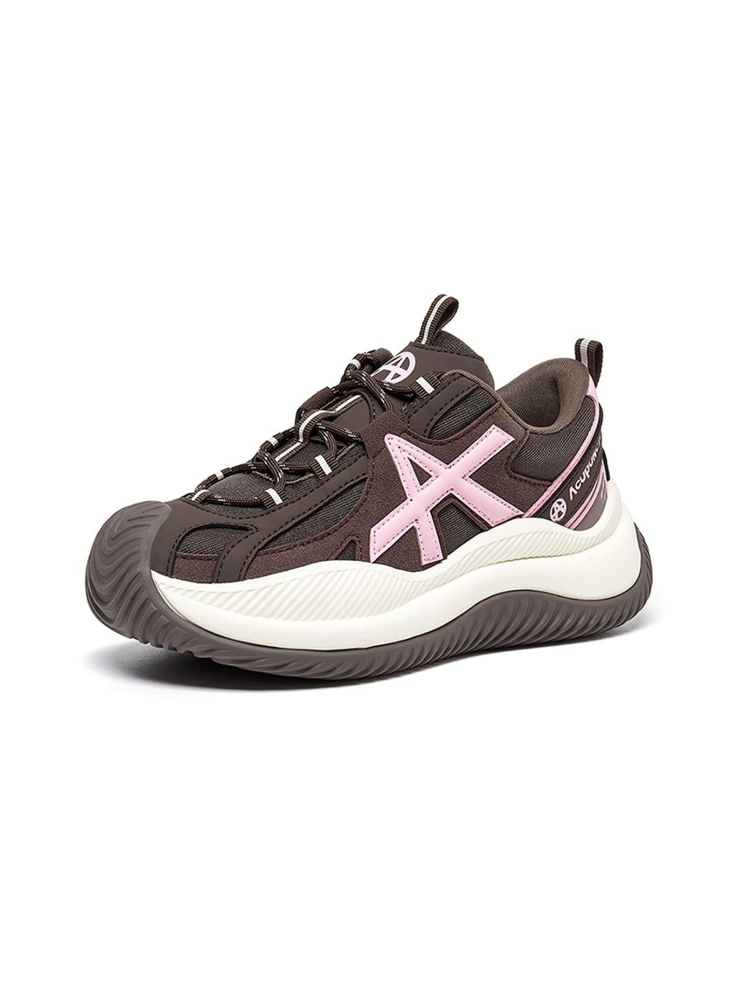 Star-Lace Wave-Sole Chunky Sneakers - View 27