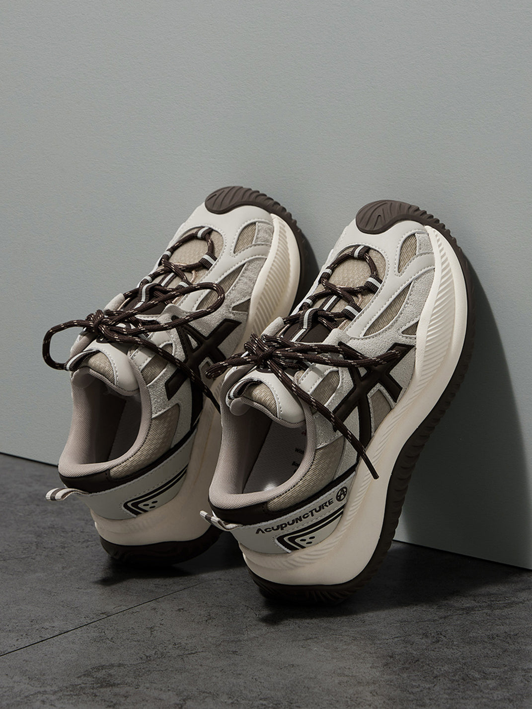 Star-Lace Wave-Sole Chunky Sneakers - View 37