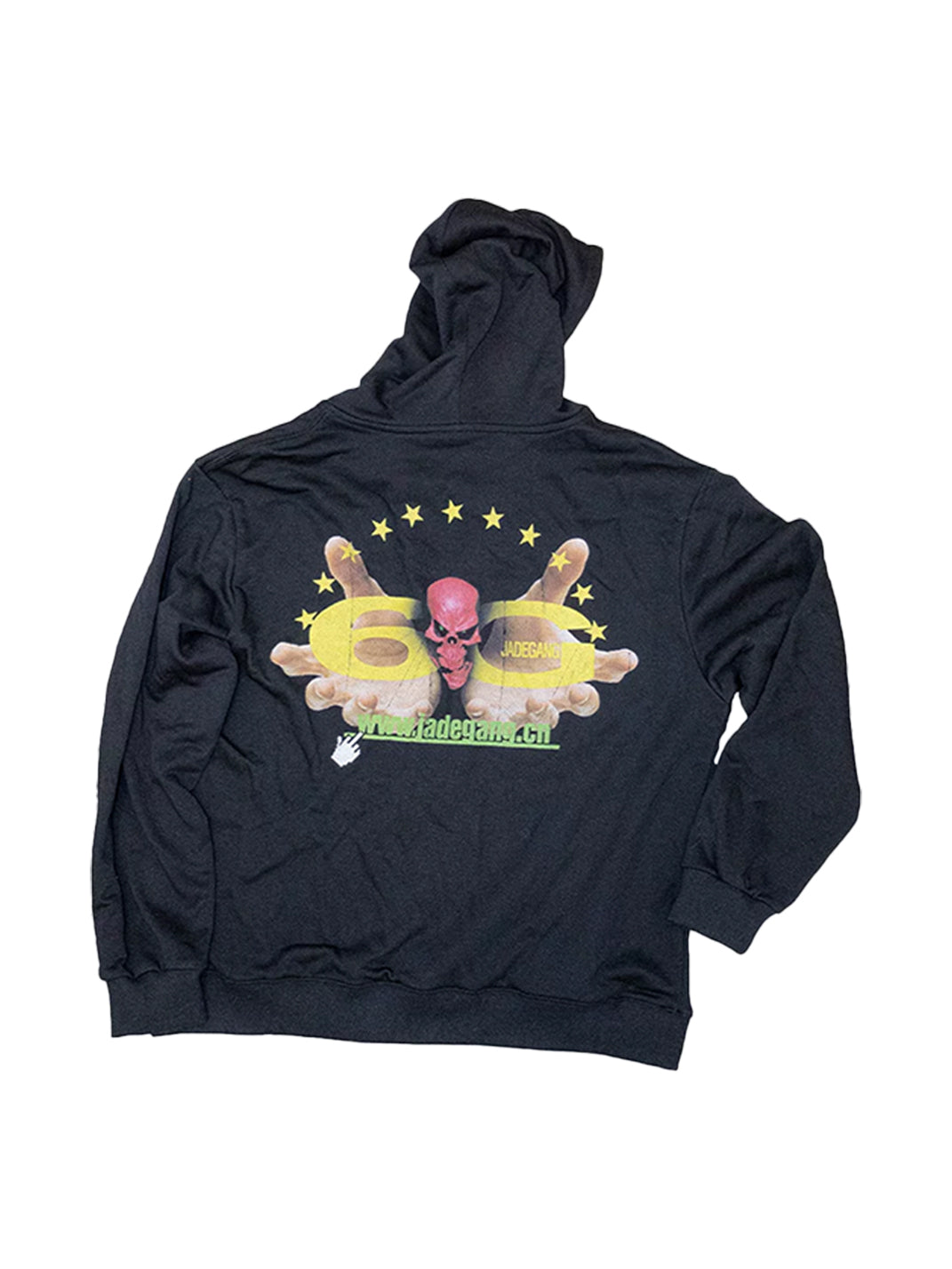 Surreal Collage Boxy Cotton Hoodie — product view 7