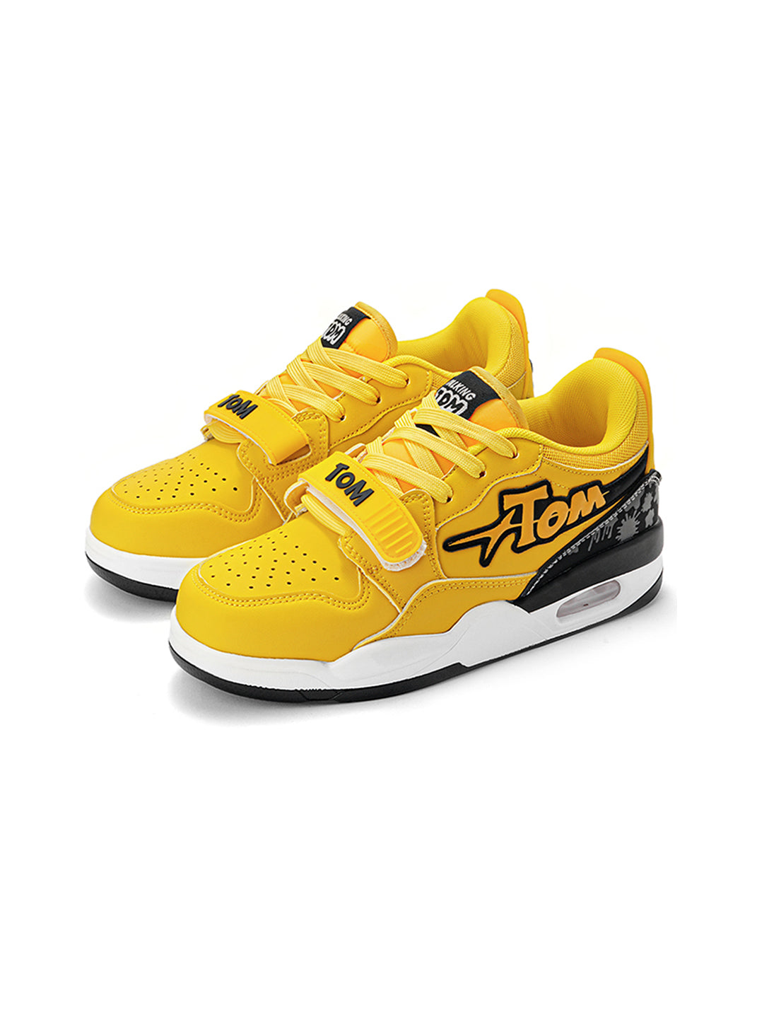 Colorblock Basketball-Inspired Court Sneakers - View 10