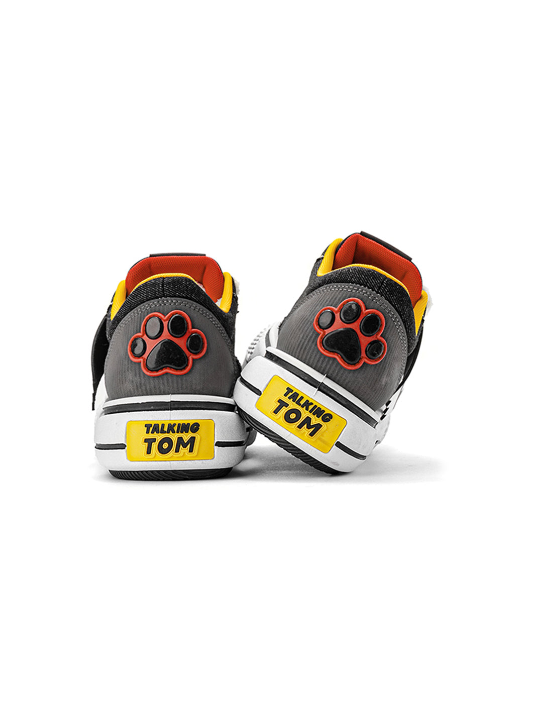 Contrast Graphic Chunky-Sole Low-Top Sneakers - View 8