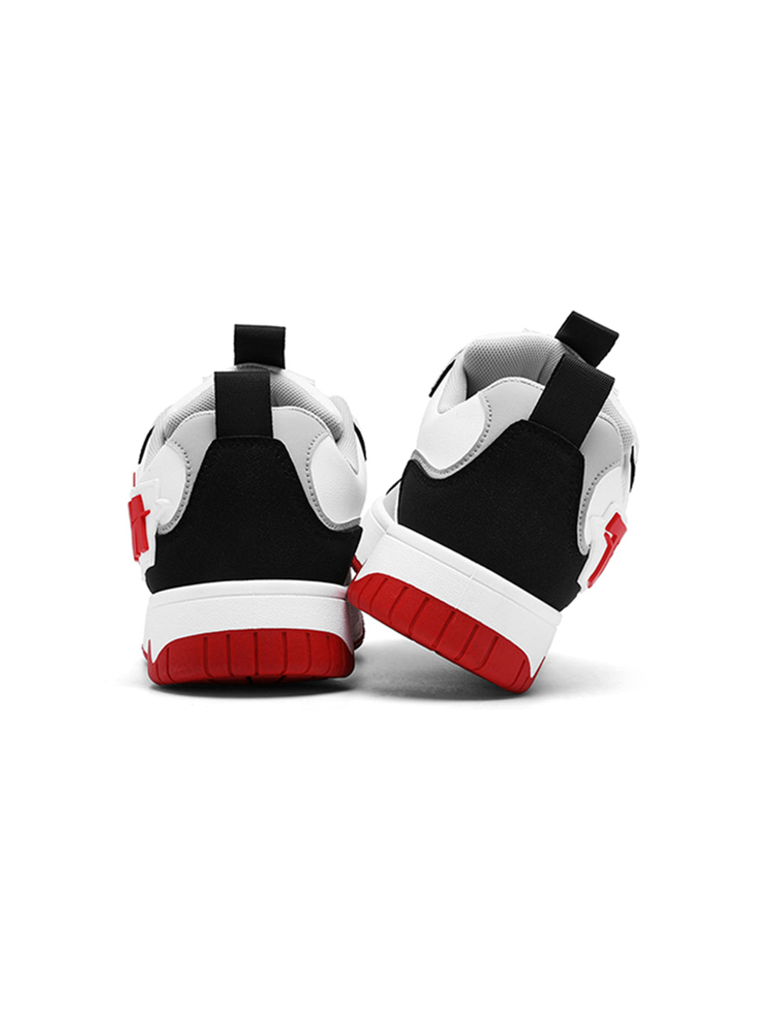 Oversized-Letter Colorblock Court Sneakers - View 7