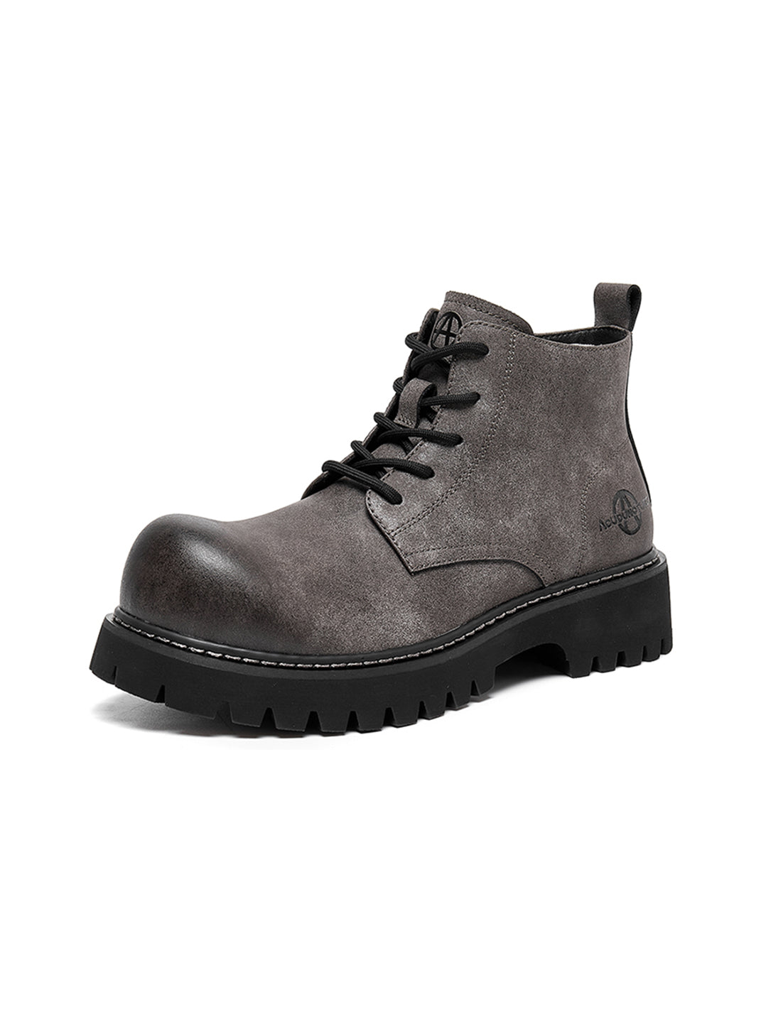 Tan Round-Toe Lug-Sole Work Boots - View 46