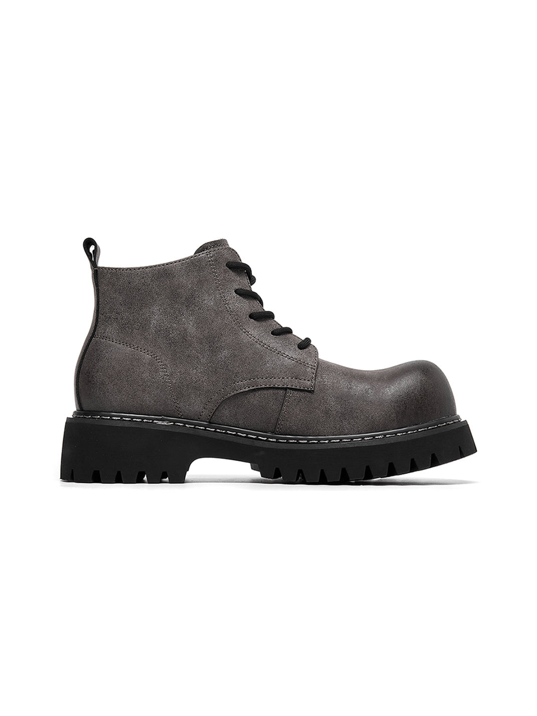 Tan Round-Toe Lug-Sole Work Boots - View 47