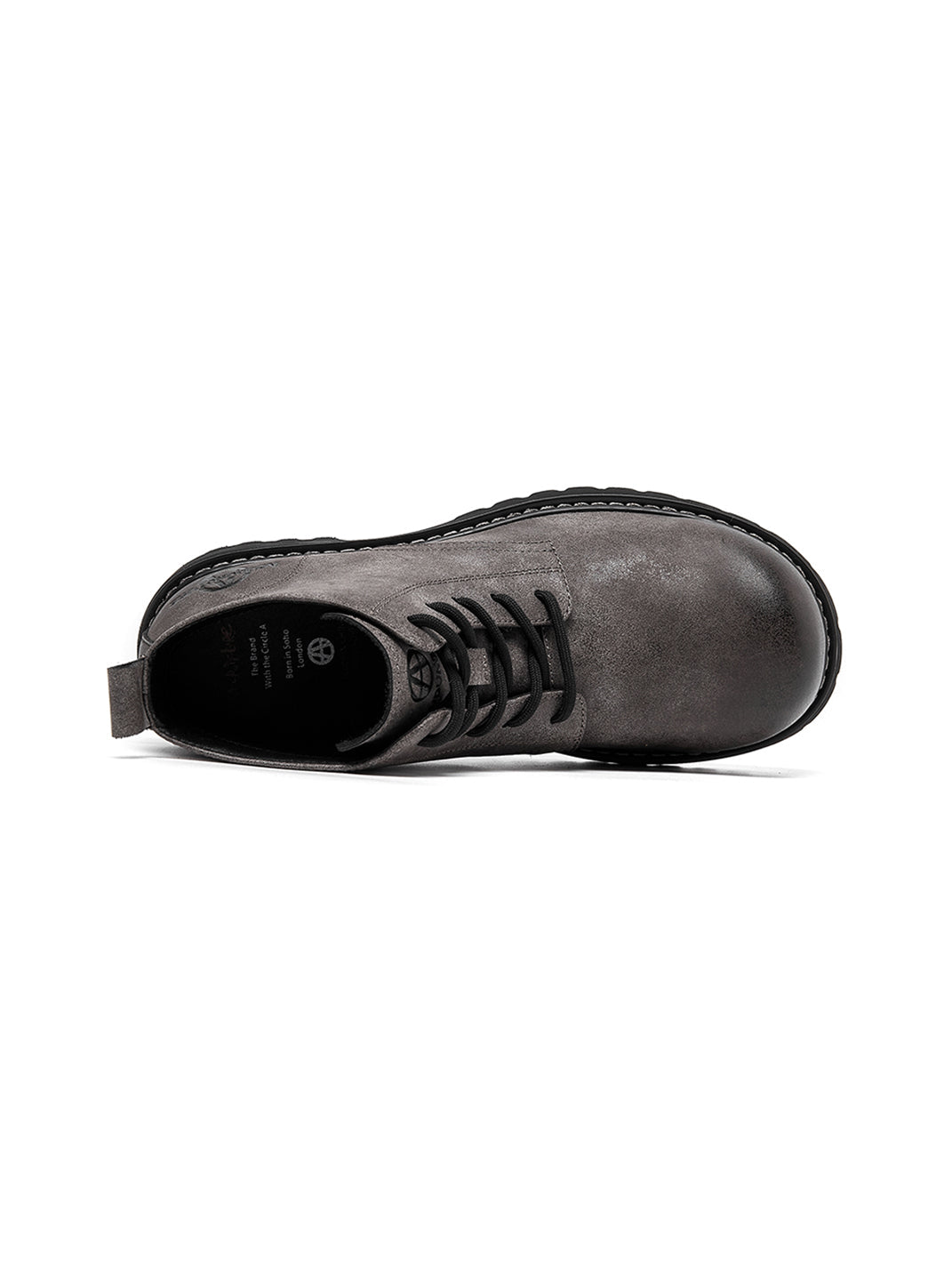 Tan Round-Toe Lug-Sole Work Boots - View 48