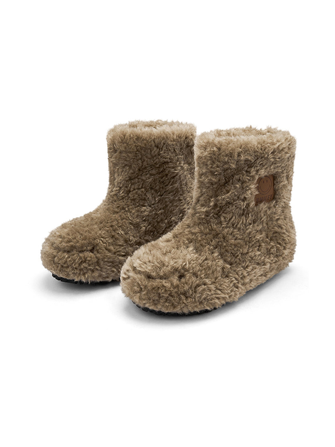 Teddy Bear Plush Platform Ankle Boots - View 9