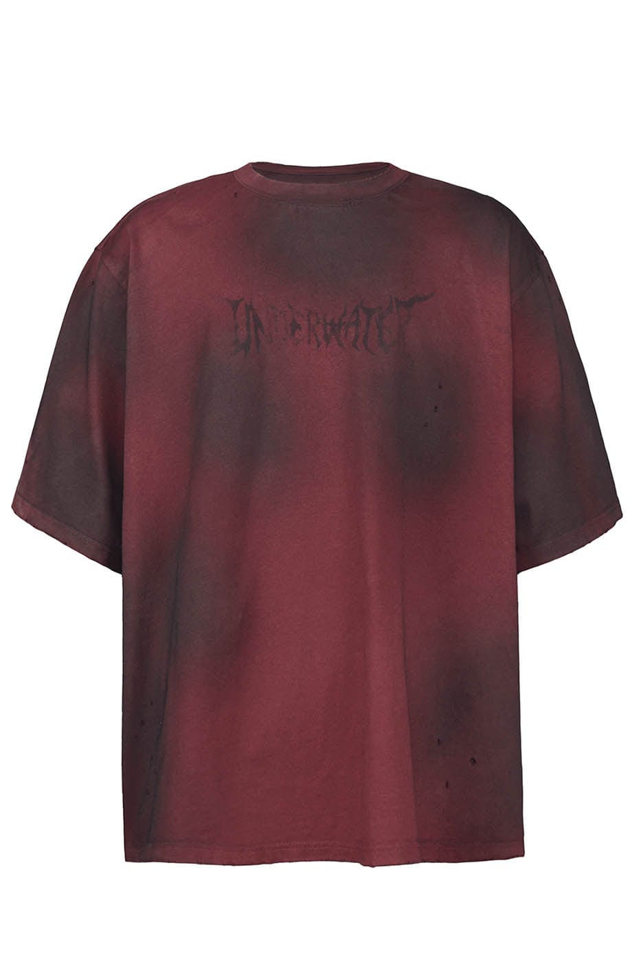 Tee de gran tamaño rojo lavado