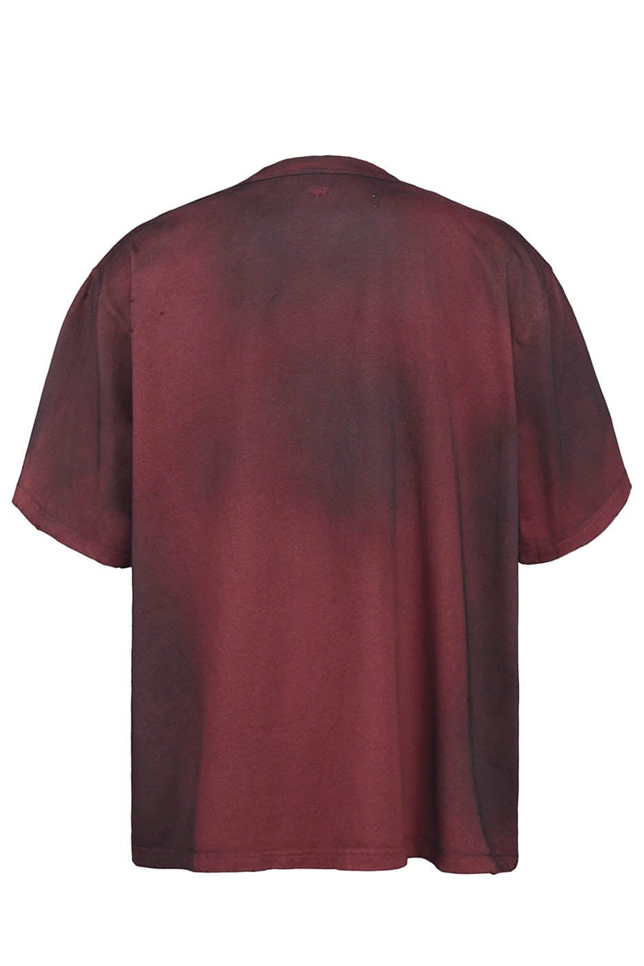 Tee de gran tamaño rojo lavado