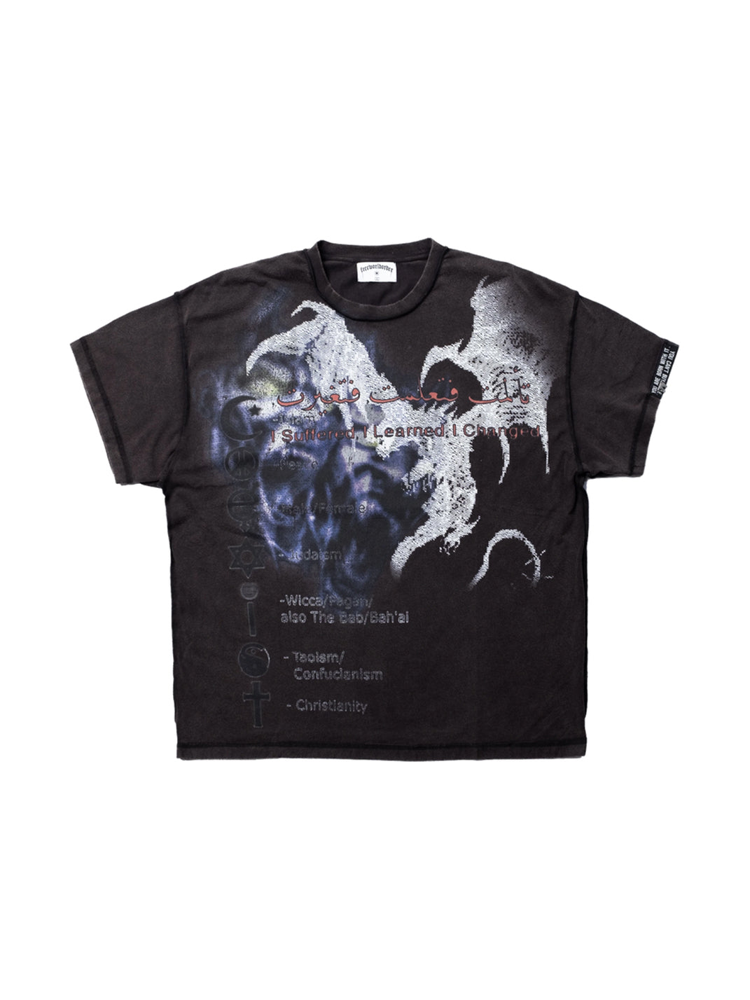 Symbol Print Cotton Crewneck Tee — product view 2