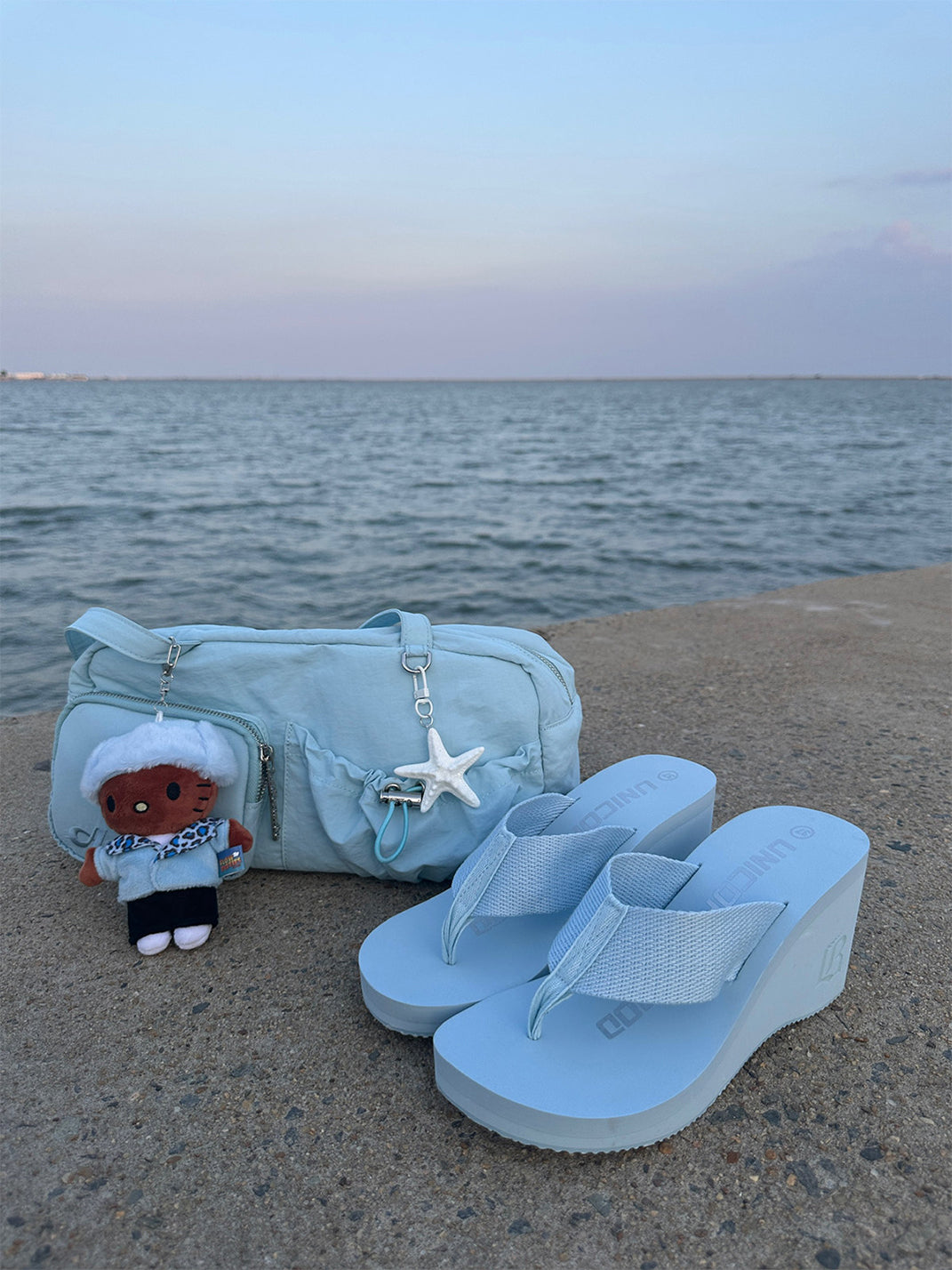 Cushioned Wedge Platform Flip-Flops - View 12