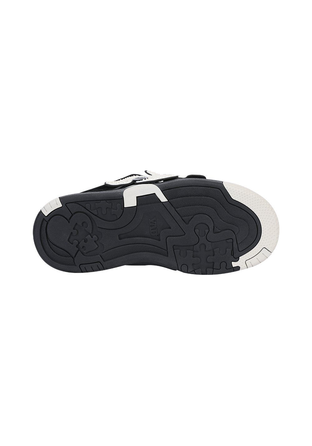 Puzzle-Panel Suede Skate Sneakers - View 5