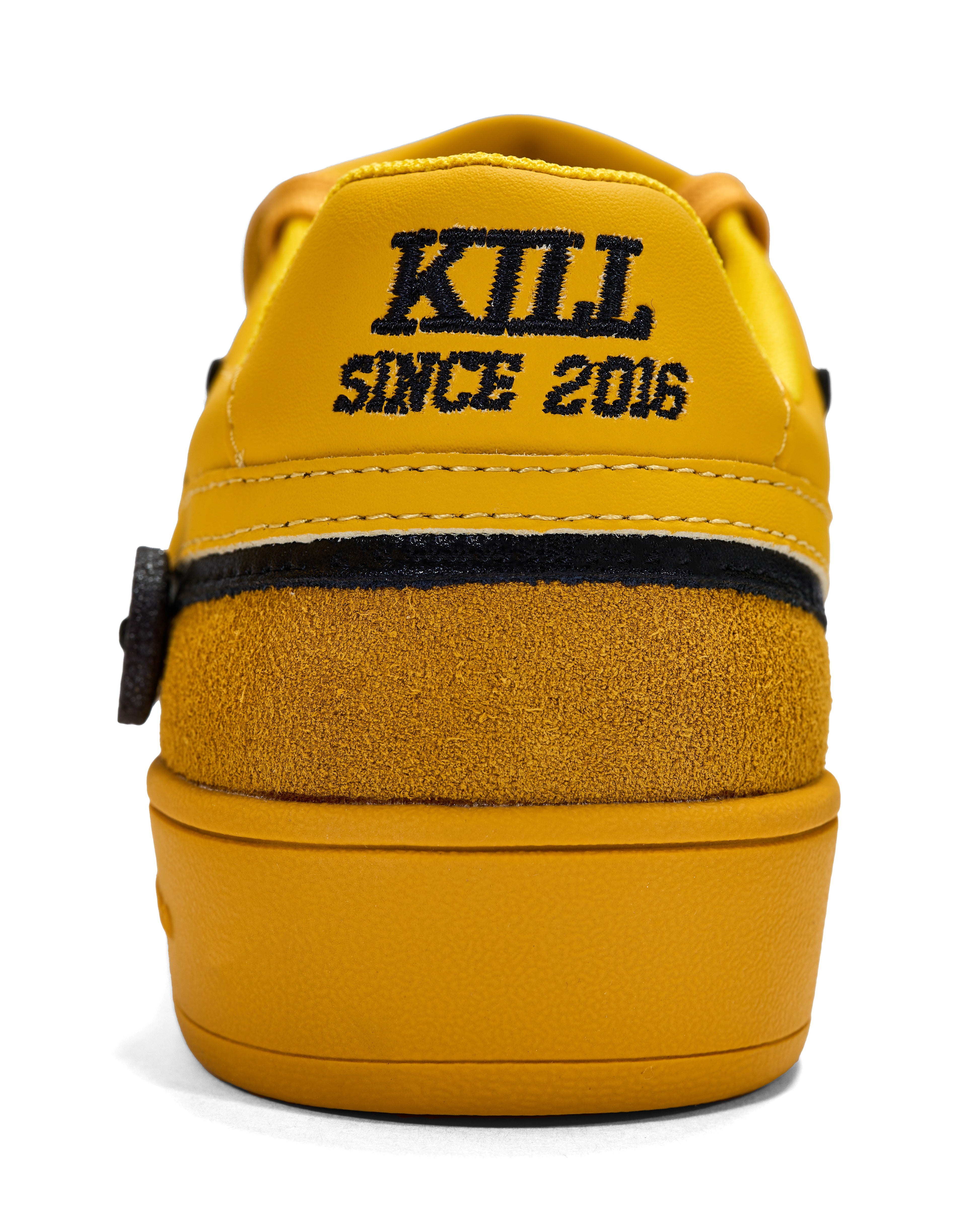 Yellow Graphic Retro Trainer Sneakers - View 12