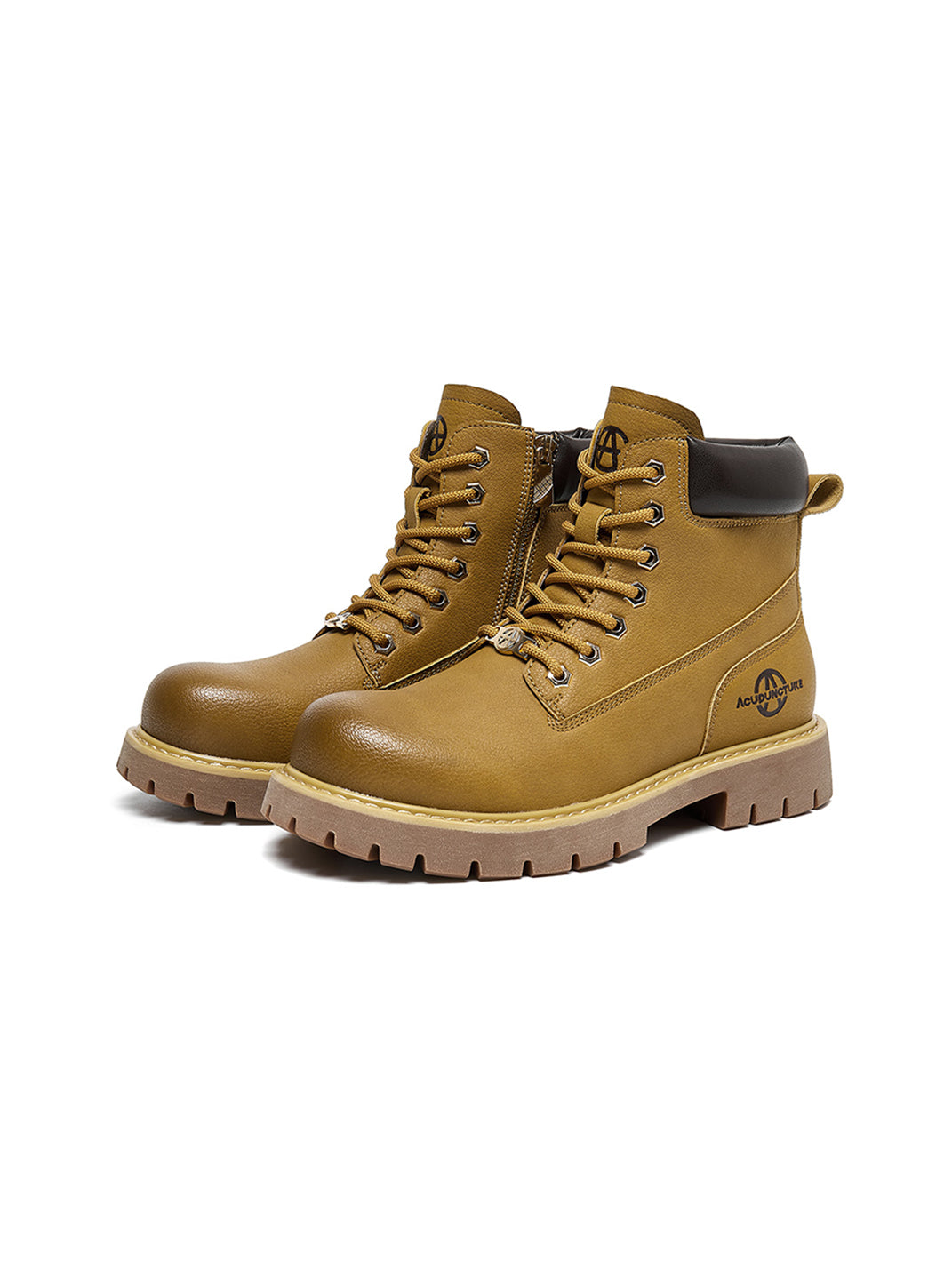 Zip-Front Lug-Sole Ankle Boots - View 11